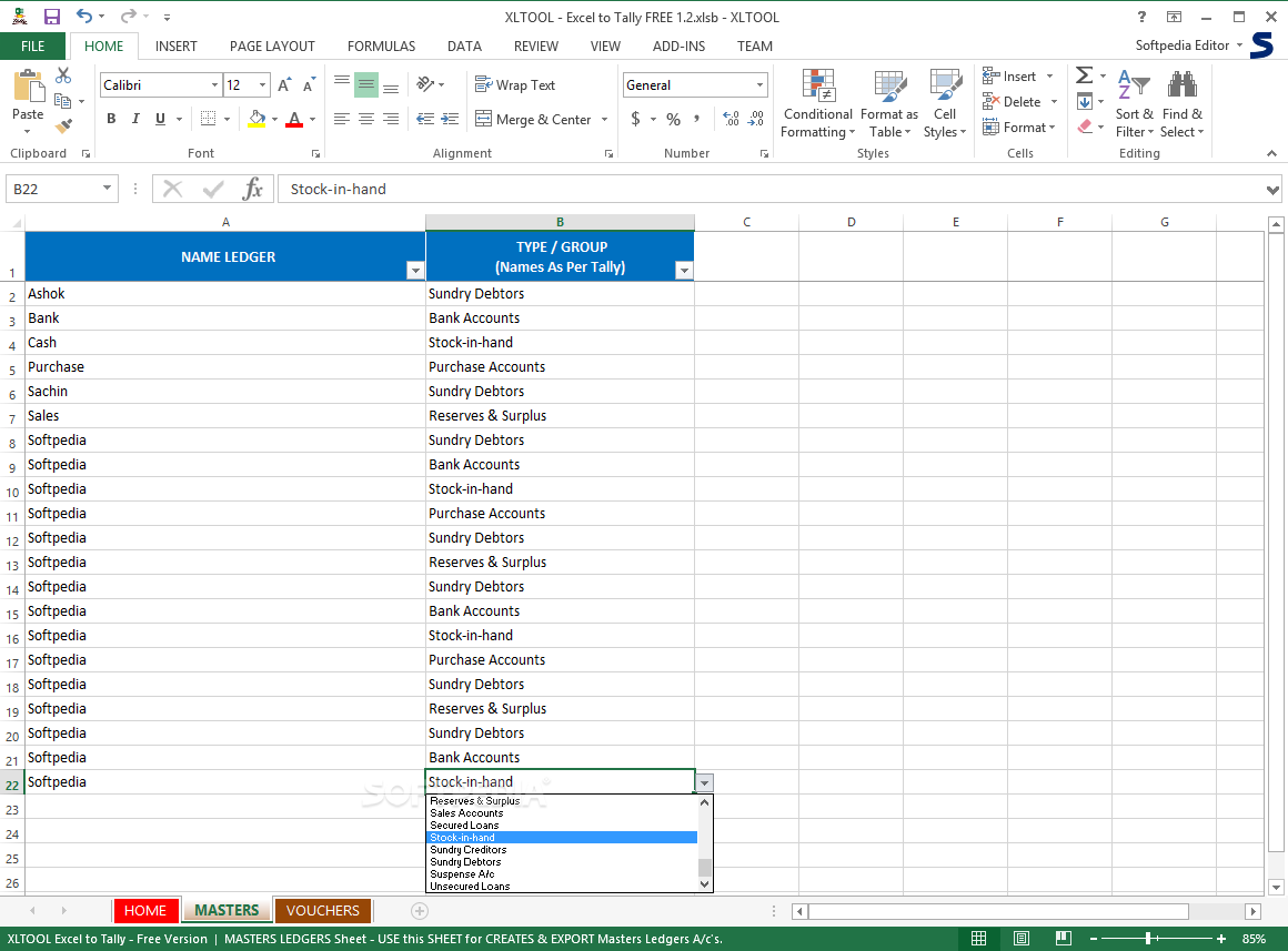 Excel to tally erp 9