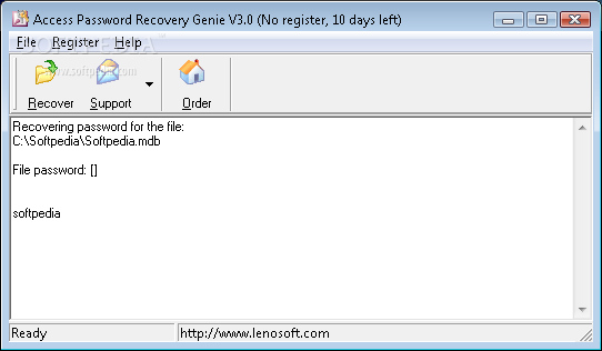 Microsoft access password recovery